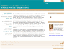 Tablet Screenshot of healthpolicyscholars.org